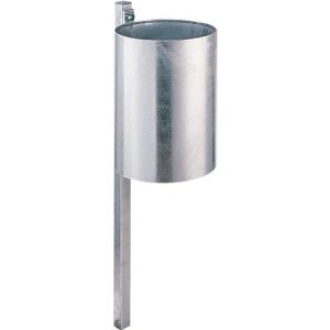 Abfallbehälter m. Befestigungspf., Ø 300 x H 380 mm Abfallbehälter m. Befestigungspf., Ø 300 x H 380 mm