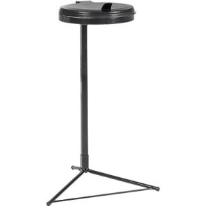 Abfallsammler mit Deckel, schwarz