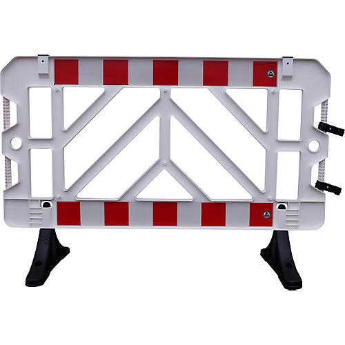 Absperrgitter 2er Set, 1000 x 1500 mm, weiß-rot