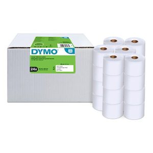 Adressetiketten Dymo® S0722390, 36 x 89 mm, für Internetmarken, permanenthaftend, Papier, weiß, 24 Rollen mit jeweils 260 Stück Adressetiketten Dymo® S0722390, 36 x 89 mm, für Internetmarken, permanenthaftend, Papier, weiß, 24 Rollen mit jeweils 260 Stück