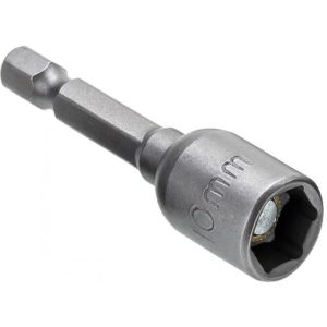Steckschlüssel magtetisch 10mm Stecknuss mit Sechskant Bit-Aufnahme