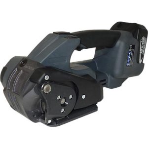 Akku Umreifungsgerät BW-04, für PP- & PET-Kunststoffbänder mit B 12-16 mm & Stärke 0,5-1,05 mm, Zugkraft 500-2500 N, 3 Modi, schwarz