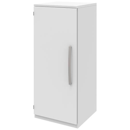 Aktenschrank BARI, 3 OH, 2 Böden, Türanschlag links, B 427 x T 430 x H 1117 mm, weiß