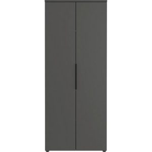 Aktenschrank Porto, 4 Türen und 2 Einlegeböden, 5 OH, B 810 x T 400 x H 1970 mm, graphit