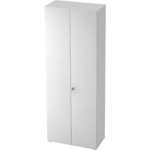 Aktenschrank TOPAS LINE, 6 Ordnerhöhen, B 800 mm, weiß/weiß