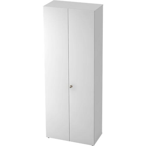 Aktenschrank TOPAS LINE, 6 Ordnerhöhen, B 800 mm, weiß/weiß