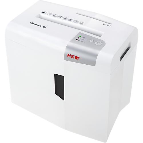 Aktenvernichter HSM shredstar X8, Sicherheitsstufe 4, Partikelschnitt 4,5 x 30 mm, 8 Blatt, weiß