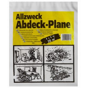 Abdeckplane Schutzfolie 4 x 5m Malerfolie 5mµ