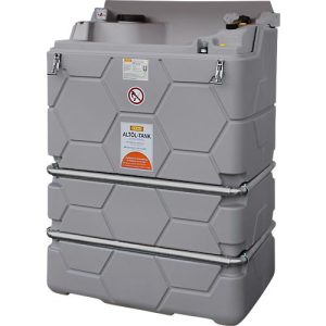 Altöltank CEMO CUBE Indoor, integrierte Auffangwanne, 1500 l, Einfülltrichter, Füllstandsanzeiger, B 1200 x T 1150 x H 1740 mm
