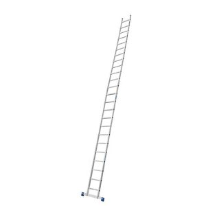 Alu-Anlegeleiter Stabilo, 24 Sprossen, mit Traverse Alu-Anlegeleiter Stabilo, 24 Sprossen, mit Traverse