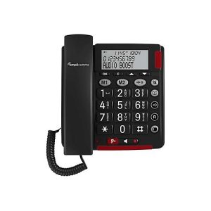 Amplicomms BigTel 48 Plus – Telefon mit Schnur – Dunkelgrau Amplicomms BigTel 48 Plus – Telefon mit Schnur – Dunkelgrau