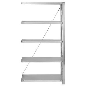 Anbau-Steckregal Orion Plus, B 750 x T 300 x H 2000 mm