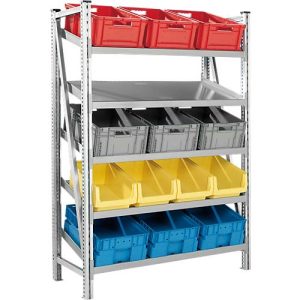 Anbaufeld R 7000, 5 schräge Fachebenen, T 400 x B 1283 mm