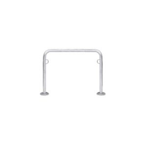 Anlehnbügel WSM, 2-seitig, B 1000 x T 48 x H 800 mm, Stahl verzinkt, zum Aufdübeln