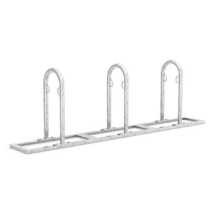 Anlehnparker WSM, 1-seitig, für Reifen bis B 55 mm, B 2550 x T 350 x H 850 mm, Stahl verzinkt, 3 Einstellplätze
