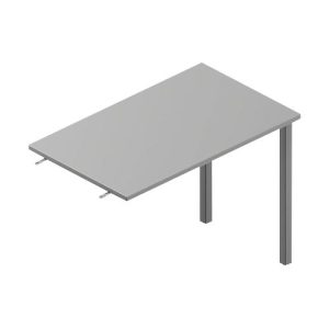 Ansatztisch ARLON-OFFICE, B 1000 x T 600 x H 730 mm, lichtgrau Ansatztisch ARLON-OFFICE, B 1000 x T 600 x H 730 mm, lichtgrau