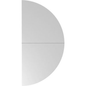 Ansatztisch Breno, für Schreibtische Breno, ⌀ 1600 mm, Lichtgrau/Graphit Ansatztisch Breno, für Schreibtische Breno, ⌀ 1600 mm, Lichtgrau/Graphit