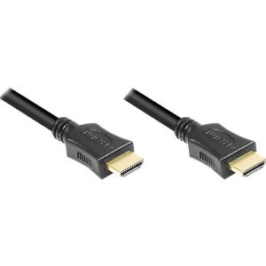 Anschlusskabel HDMI 1m, Stecker vergoldet Anschlusskabel HDMI 1m, Stecker vergoldet