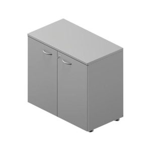 Anstell-Flügeltürenschrank ARLON OFFICE, B 800 x T 450 x H 730 mm, grau Anstell-Flügeltürenschrank ARLON OFFICE, B 800 x T 450 x H 730 mm, grau