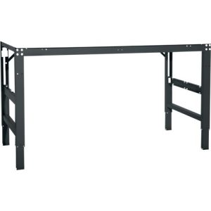 Arbeitstisch Ergo, Elektro-Hydraulik, Platte Kunststoff, 2000 x 800 mm, anthrazit