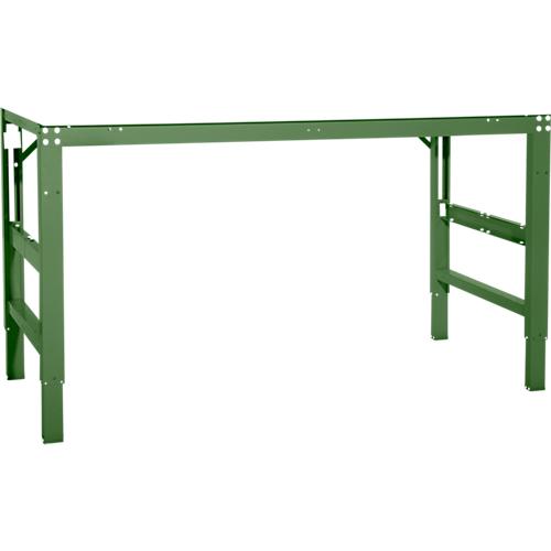 Arbeitstisch Ergo, Elektro-Hydraulik, Platte Kunststoff, 2500 x 800 mm, resedagrün
