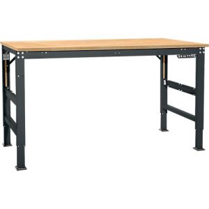 Arbeitstisch Ergo, Elektro-Hydraulik, Platte Multiplex, 2000 x 800 mm, anthrazit