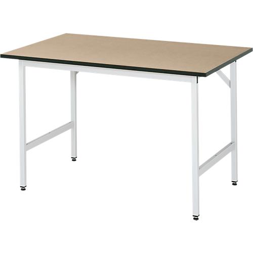 Arbeitstisch, MDF-Platte, 1250 x 800 x 800-850 mm