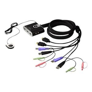 ATEN CS692 – KVM-/Audio-Switch – 2 x KVM/Audio – 1 lokaler Benutzer – Desktop ATEN CS692 – KVM-/Audio-Switch – 2 x KVM/Audio – 1 lokaler Benutzer – Desktop