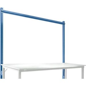 Aufbauportal, Grundtisch STANDARD Arbeitstisch-/Werkbanksystem UNIVERSAL/PROFI, 2000 mm, brillantblau