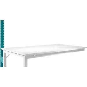 Aufbauportal, niedrig, Ansatztisch SPEZIAL Arbeitstisch/Werkbank UNIVERSAL/PROFI, wasserblau
