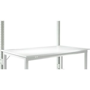 Aufbauportal, niedrig, Grundtisch SPEZIAL Arbeitstisch/Werkbank UNIVERSAL/PROFI, lichtgrau