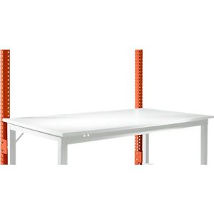 Aufbauportal, niedrig, Grundtisch SPEZIAL Arbeitstisch/Werkbank UNIVERSAL/PROFI, rotorange
