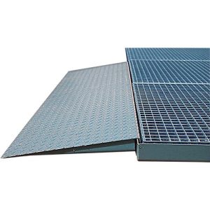 Auffahrrampe für asecos Bodenelemente mit B 1000 x H 125 mm, Stahl verzinkt, B 950 x T 1120 mm Auffahrrampe für asecos Bodenelemente mit B 1000 x H 125 mm, Stahl verzinkt, B 950 x T 1120 mm