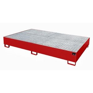 Auffangwanne AW 1000-10/2, rot RAL 3000 Auffangwanne AW 1000-10/2, rot RAL 3000
