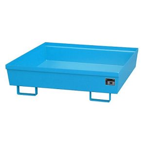 Auffangwanne BAUER AO-4/A, Stahl, 280 l, B 1200 x T 1200 x H 335 mm, blau Auffangwanne BAUER AO-4/A, Stahl, 280 l, B 1200 x T 1200 x H 335 mm, blau