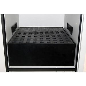 Auffangwanne für asecos Säuren- und Laugenschränke der SL-Serie, Polyethylen, B 466 x T 550 x H 320 mm, 68 l