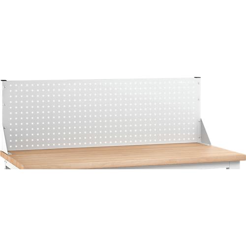 Aufsatzrahmen Bott verso, mit 2 Lochplatten, B 1300 x T 215 x H 400 mm, Stahlblech, pulverbeschichtet, RAL 7035, lichtgrau