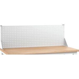 Aufsatzrahmen Bott verso, mit Lochplatte, B 2000 x T 230 x H 480 mm, Stahlblech, pulverbeschichtet, RAL 7035, lichtgrau