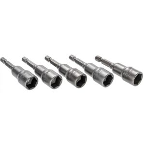 Bit-Satz magnetische Steckschlüssel Stecknüsse – 5 Stück 13mm