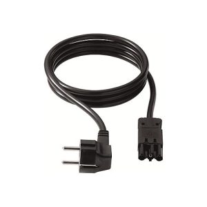 Bachmann H05VV-F 3G – Stromkabel – CEE 7/4 (M) zu GST18i3 (W) – 4 m – rechts-gewinkelter Stecker – Schwarz Bachmann H05VV-F 3G – Stromkabel – CEE 7/4 (M) zu GST18i3 (W) – 4 m – rechts-gewinkelter Stecker – Schwarz