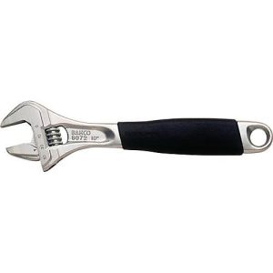 Bahco Rollgabelschlüssel 9070C, SW max. 20 mm, Länge 158 mm, Hochleistungsstahl, mit Einstellskala, Sechskant