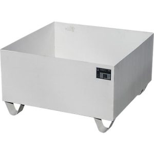 Bauer Auffangwanne VAW-1, L 800 B x 800 x H 465 mm, bis 210 l, Edelstahl, unterfahrbar