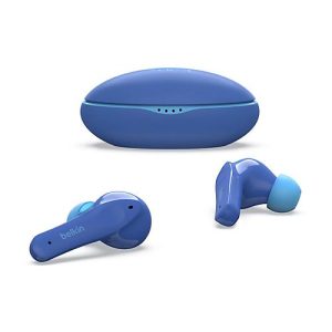 Belkin SoundForm Nano for Kids – True Wireless-Kopfhörer mit Mikrofon – im Ohr – Bluetooth – Blau