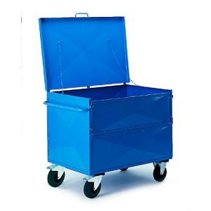 Blechkastenwagen mit Deckel, 1190 x 780 mm Blechkastenwagen mit Deckel, 1190 x 780 mm