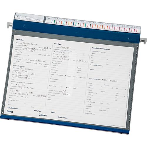 BOI Hängemappe PMH2R, DIN A4, Ringmechanik, B 347 x H 270 mm, blau