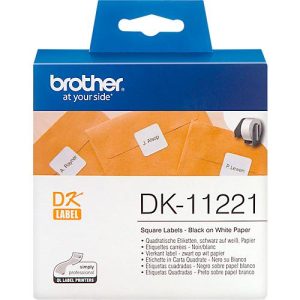 Brother Quadratische Etiketten DK-11221, 23×23 mm, 1000 Stück
