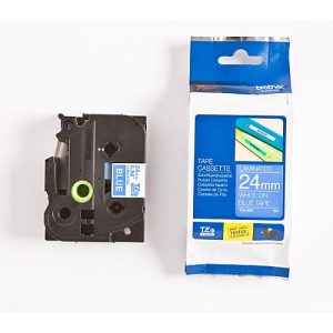 Brother Schriftbandkassette TZe-555, 24 mm, blau/weiß Brother Schriftbandkassette TZe-555, 24 mm, blau/weiß