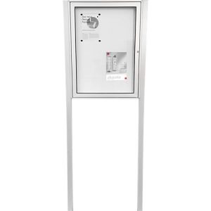 BST freistehendes Ständersystem für MEDIA AR Schaukästen, L 60 x B 60 x H 2500 mm, zum Einbetonieren BST freistehendes Ständersystem für MEDIA AR Schaukästen, L 60 x B 60 x H 2500 mm, zum Einbetonieren