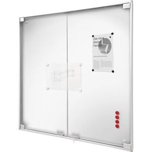 BST Schaukasten MEDIA DT, für innen, ESG-Sicherheitsglas, Drehtür, Sichtformat 8x DIN A4