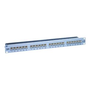 BTR E-DAT C6A 24×8(8) – Patch Panel – CAT 6 – RJ-45 X 24 – Silber – 1U